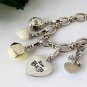 Juicy Couture Boxed Charm Bracelet Set (Silver)