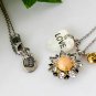 Juicy Couture Love Story Coral Flower Cluster Necklace