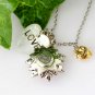Juicy Couture Love Story Coral Flower Cluster Necklace