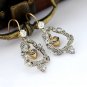 Juicy Couture Bell-Shaped Rhinestone Encrusted Earrings