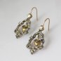 Juicy Couture Bell-Shaped Rhinestone Encrusted Earrings