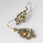 Juicy Couture Bell-Shaped Rhinestone Encrusted Earrings