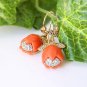 Juicy Couture Red Tulip Drop Earrings