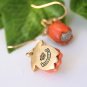 Juicy Couture Red Tulip Drop Earrings