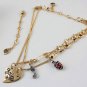 Juicy Couture 14K Yellow Gold-Plated Girls' Best Friends Necklace (Retired)