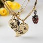 Juicy Couture 14K Yellow Gold-Plated Girls' Best Friends Necklace (Retired)
