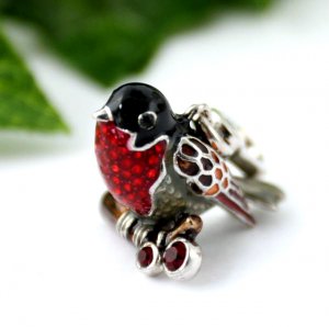 Pandora red robin on sale charm