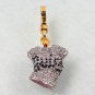 Juicy Couture 2007 Pave Crystal Tee Shirt Charm (retired)