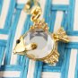 Juicy Couture Pave Crystal Gold Fish Charm Pendant