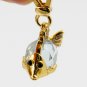 Juicy Couture Pave Crystal Gold Fish Charm Pendant
