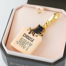 Juicy Couture Yorkie Dog in Pink Shopping Bag Charm