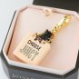 Juicy Couture Yorkie Dog in Pink Shopping Bag Charm