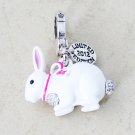 Juicy Couture 2012 Limited Edition Snow Bunny Charm Pendant