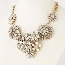 J. Crew Flower Lattice Necklace