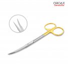 Goldman Fox Scissors Curved 12cm TC Tissue Cutting Dental Surgical Tools