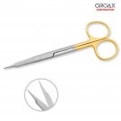 Goldman Fox Scissors Straight 12cm TC Suture Tissue Cutting Surgical Instruments
