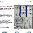 GERMAN 17 PC ORAL DENTAL SURGERY EXTRACTING ELEVATORS FORCEPS INSTRUMENT KIT SET