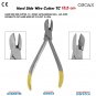 Dental Orthodontics Hard Side Wire Cutter Tc 13.5cm German Stainless Steel CE