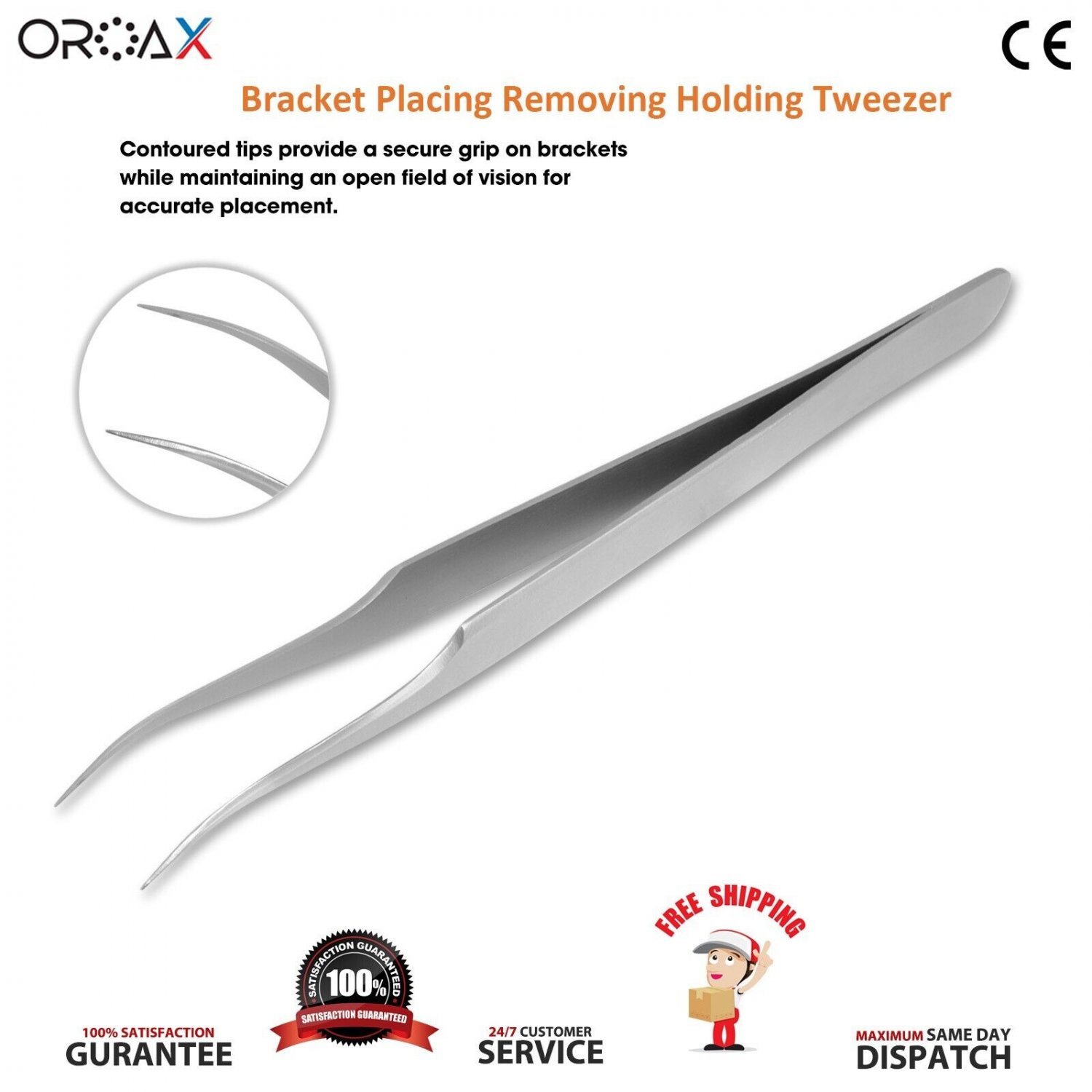 Orthodontic Dental Bracket Reverse Action Bracket Holding Cross - Foto 4