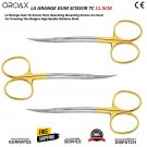 3PCS Set La Grange Scissor Curved Lagrange Surgical Suture Soft Tissue Trimming