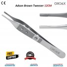 Surgical Adson Brown Tweezer Tissue Dissecting Plier Surgery Veterinary Forceps