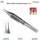 Surgical Micro Beak Adson Tissue Forceps Straight 12cm Dissecting Thumb Tweezers