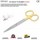Straight Gold Iris Gum Scissor Dental Veterinary Operating  Surgical Instrument