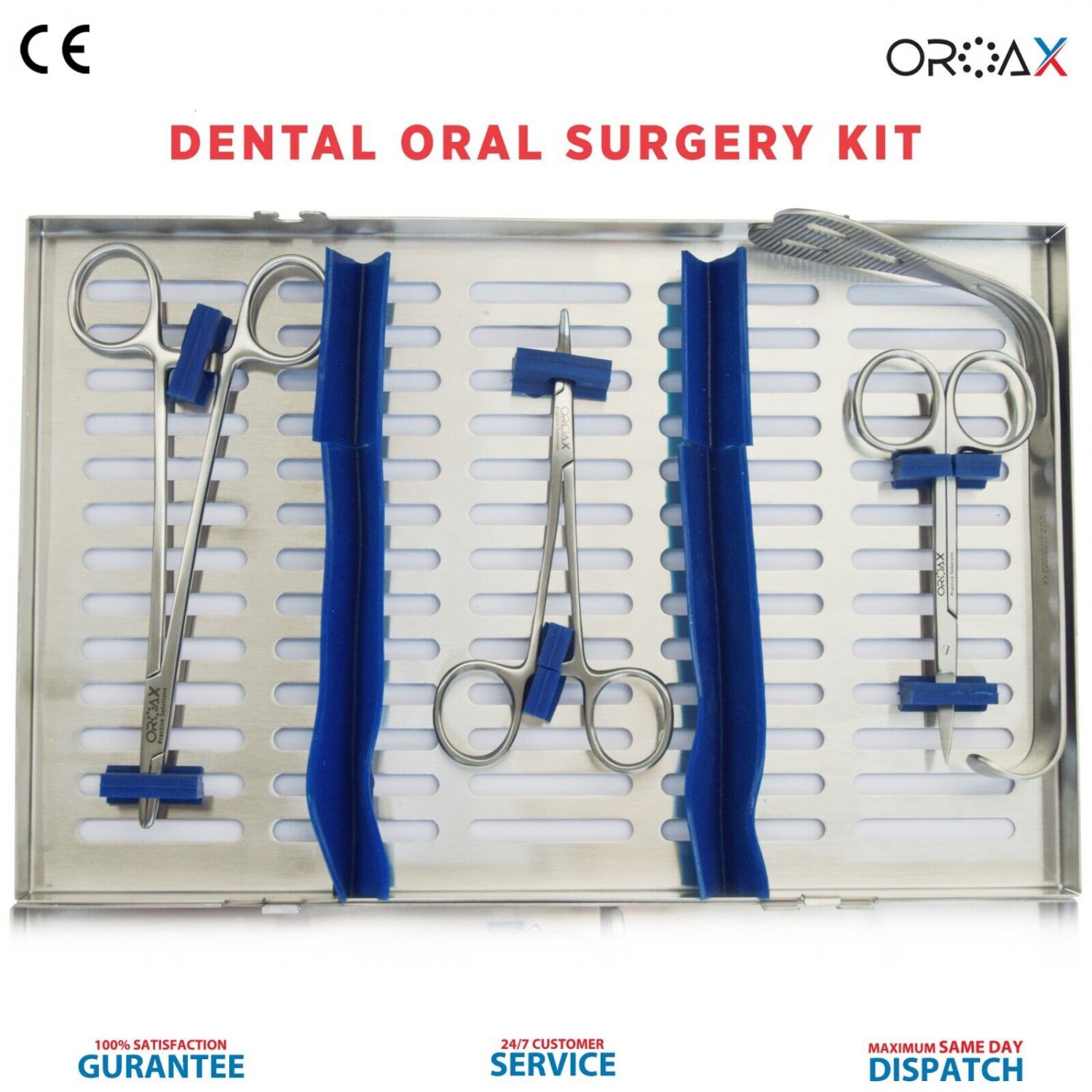 17 PCS ORAL SURGERY DENTAL EXTRACTING ELEVATORS FORCEPS SURGICAL