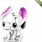 Lilo Stitch Bead 925 Silver DIY Fits for Original Pandora Bracelets Charm Fashion Jewelry