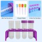 Test Tubes for Children Kids Water Play Educational Toy Home Science Kits for Boys and Girls Purple