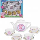 Peppa Pig Toys Tea Set Pretend Including Teapot Cups Saucers Childrens Roleplay Toy Playsets