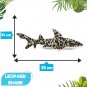 Ultra Soft Leopard Shark Plush Toy (34cm Length) Eco-Friendly, Newborn Gift, Realistic Lifelike