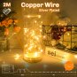 Fairy Lights, Battery Operated String Lights 20 LEDs 2m/6.56ft Copper Wire Light IP65 Christmas