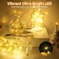 Fairy Lights, Battery Operated String Lights 20 LEDs 2m/6.56ft Copper Wire Light IP65 Christmas