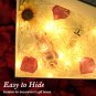 Fairy Lights, Battery Operated String Lights 20 LEDs 2m/6.56ft Copper Wire Light IP65 Christmas