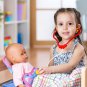 Doll Backpack, Baby Doll Carrier with Adjustabl14-18 Inch Straps,Doll Storage Bag Backpack Front