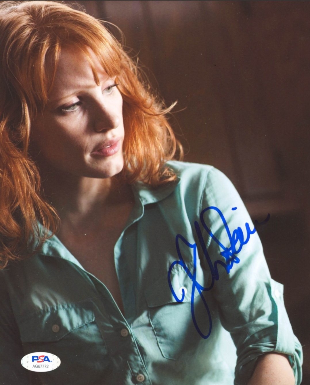 Jessica Chastain Signed 8x10 Photo 