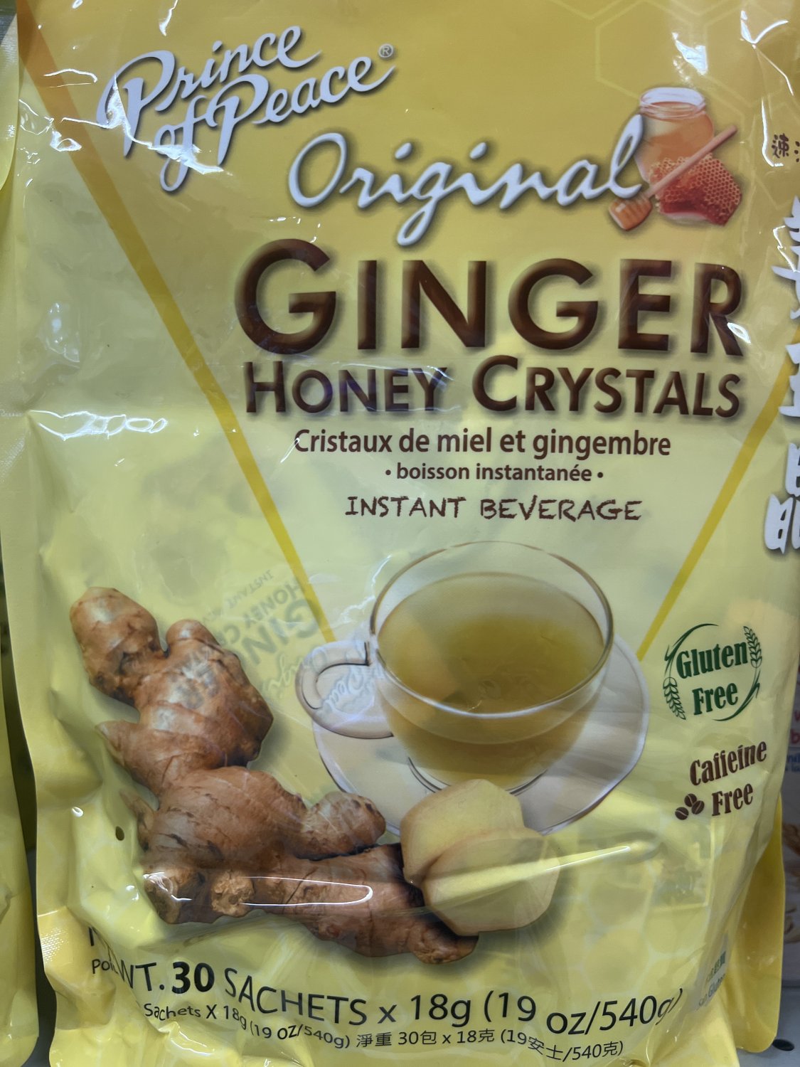 Instant Ginger Honey Crystals Tea by Prince of Peace