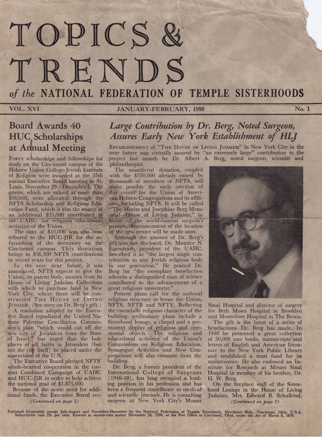 Topics & Trends, Cincinnati, OH, 1940-1950 [Newspaper]