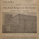 Jewish Affairs, New York, NY, 1942-1974 [Newspaper]