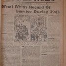 Bnai Brith News, Washington, DC, 1908-1944 [Newspaper]