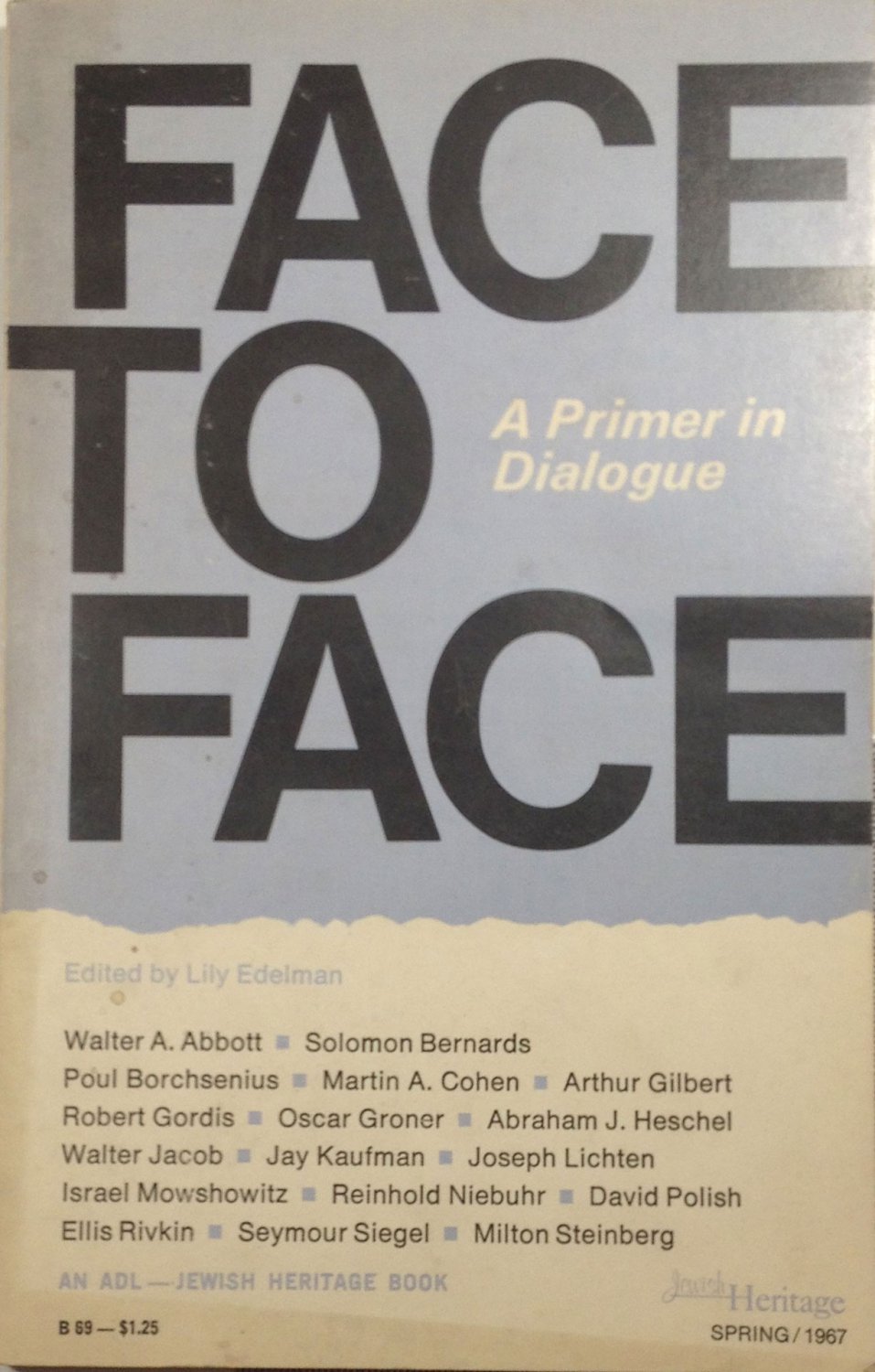 Face to Face, Washington, DC, 1967 [Newspaper]