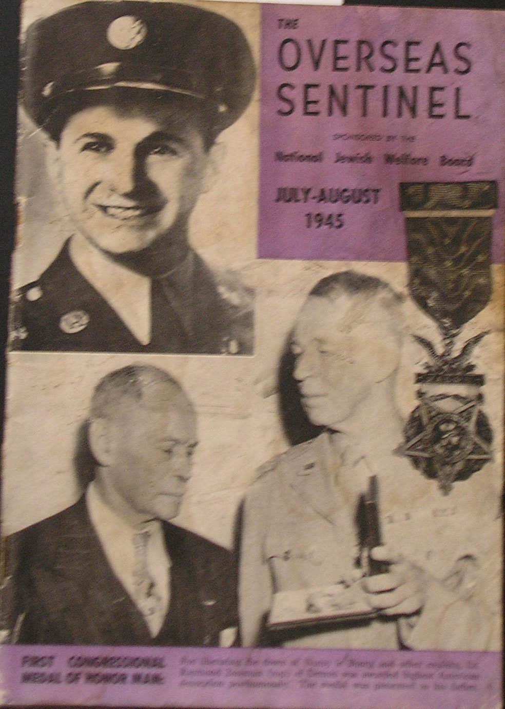 The Sentinel/The Overseas Sentinel, New York, NY, 1945 [Newspaper]