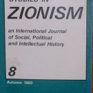 Studies in Zionism: an International Journal, Tel-Aviv, 1980-1983 [Newspaper]
