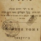Tora, Josefow, 1834 [Book]