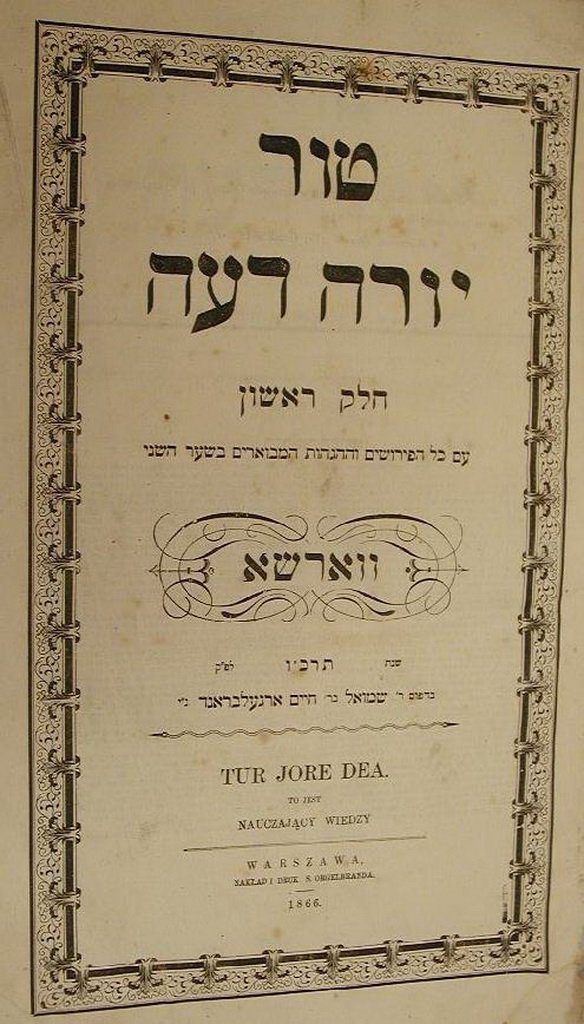 Tur, Warsaw, 1861 [Book]