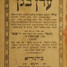 Eden baGan, Bilgoraj, 1911 [Book]