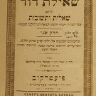 ShUT Sheilat David, Piotrkow, 1913 [Book]