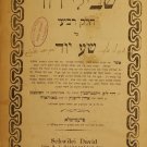 Shvilei David, Przemysl, 1880 [Book]