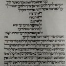 Authentic Italian Torah Scroll requires small work to be Kosher